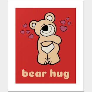 Bear Hug Posters and Art